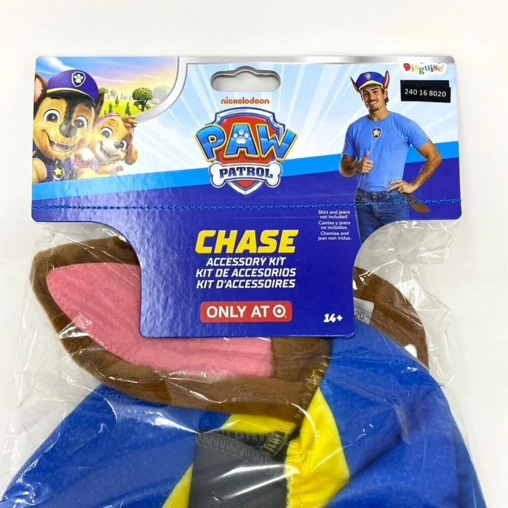 PAW Patrol Nickelodeon Chase Adult Costume Accessories Kit One Size